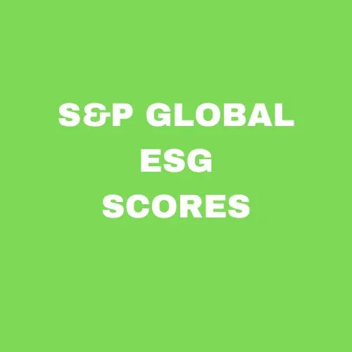 S&P Global ESG Scores