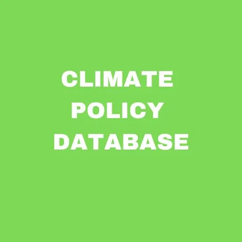 Climate Policy Database