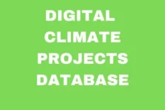 Digital Climate Projects Database