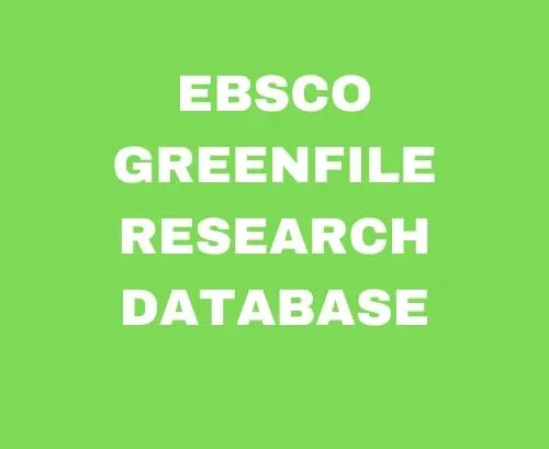 EBSCO Green FILE Research Database