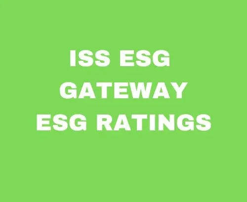 ISS ESG Gateway | ISS ESG corporate ratings scores