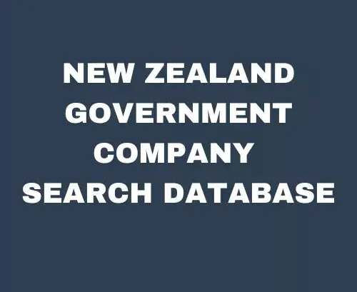 New Zealand Government Company Search Database