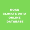 NOAA Climate Data Online Database