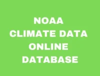 NOAA Climate Data Online Database