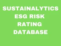 Sustainalytics ESG Risk Rating Database