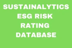 Sustainalytics ESG Risk Rating Database