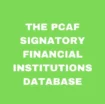 The PCAF Signatory Financial Institutions Database