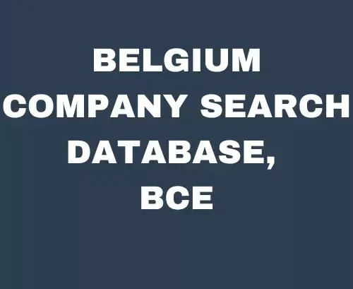 Belgium Company Search Database