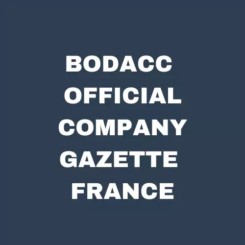 BODACC Official Company Gazette France