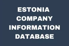 Estonia Company Information Database