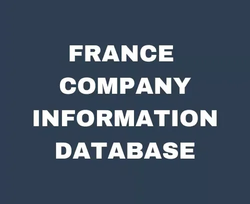 France Company Information Database