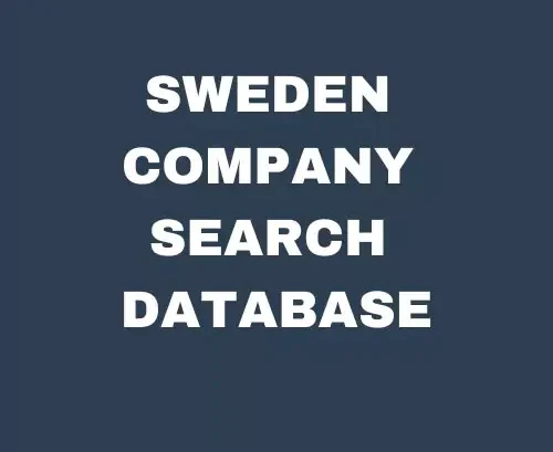 Sweden Company Search Database