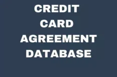 Credit Card Agreement Database