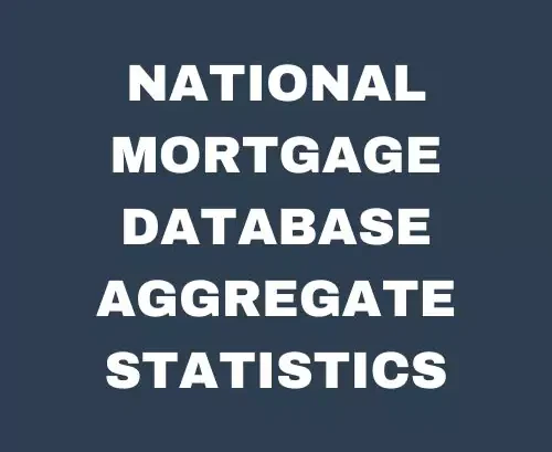 National Mortgage Database Aggregate Statistics