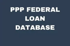 PPP Federal Loan Database