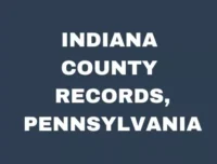 Indiana County Records