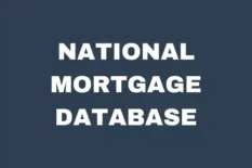 National Mortgage Database