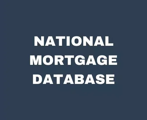 National Mortgage Database