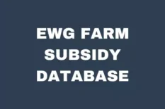 EWG Farm Subsidy Database