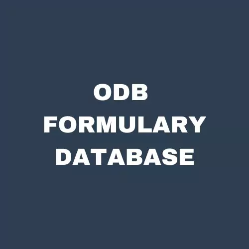 ODB Formulary Database