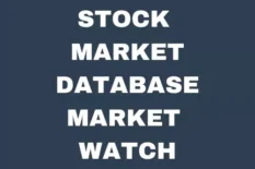 Stock Market Database Market Watch