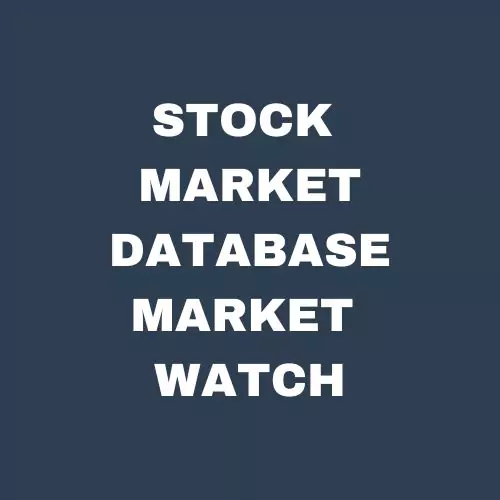 Stock Market Database Market Watch