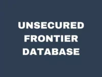 Unsecured Frontier Database