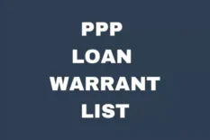 PPP Loan Warrant list