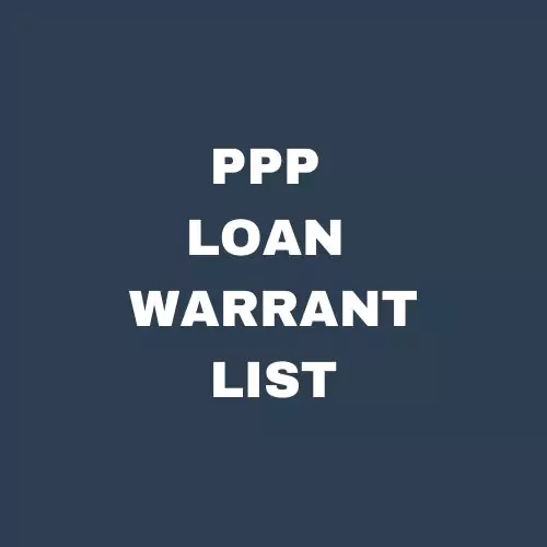 PPP Loan Warrant list