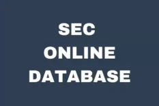 SEC Online Database