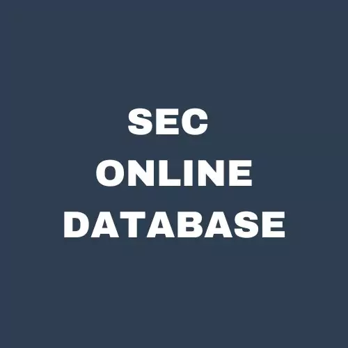 SEC Online Database