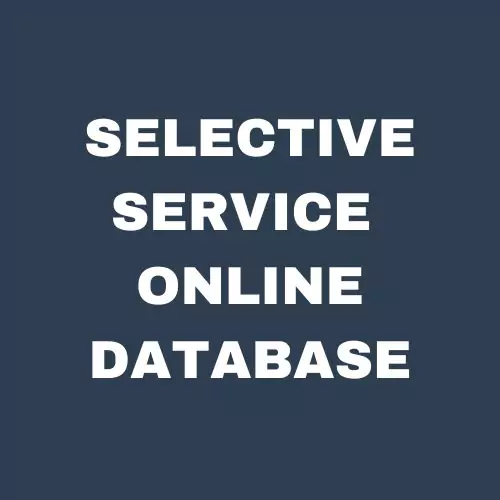 Selective Service Online Database