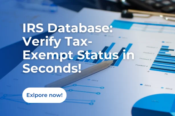 IRS Database: Easily Verify Tax-Exempt Organizations Now