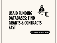 USAID Funding Databases – Publicly Available Resources for Grants and Contracts