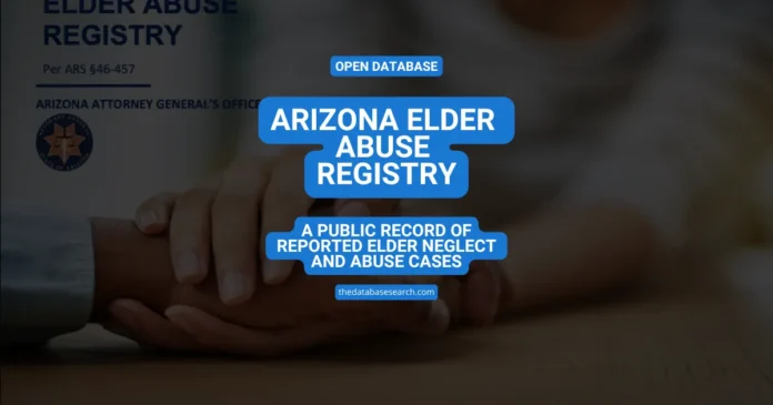 Hands gently holding each other, symbolizing protection and care, representing the purpose of the Arizona Elder Abuse Registry public database.